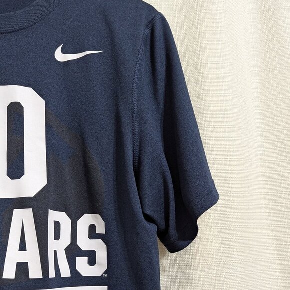 Women's Nike Brigham Young Cougars Shirt Short Sleeves Small Navy Blue - Picture 4 of 7